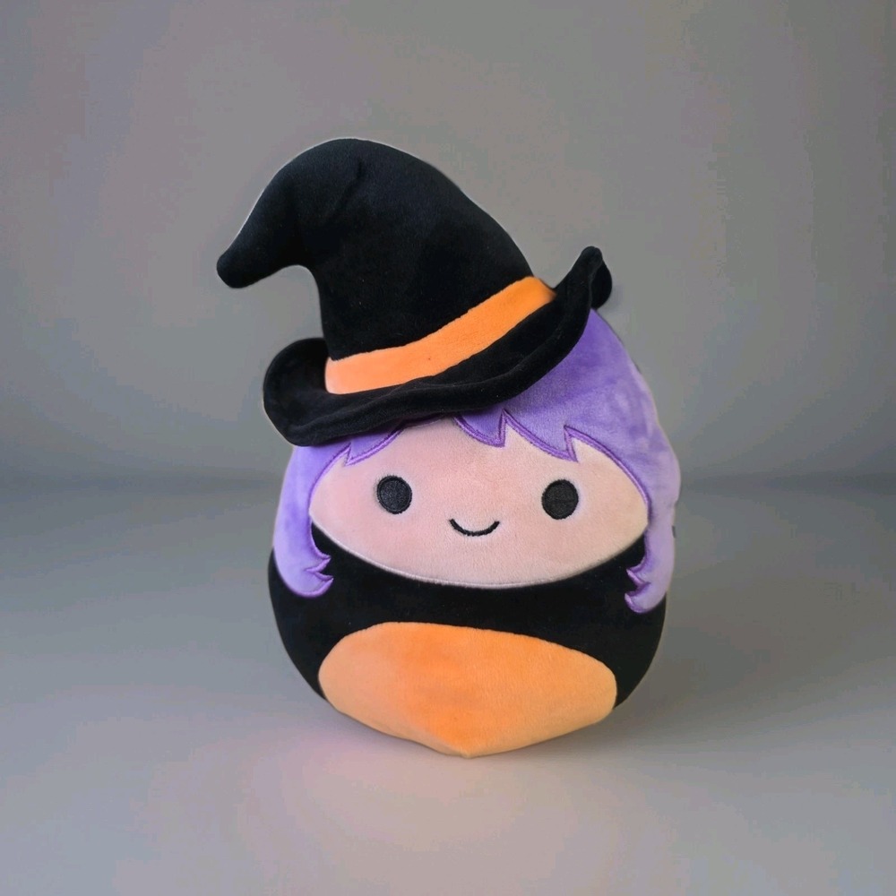 Squishmallows 10" Witch Plush Madeleine Purple Halloween Kellytoy